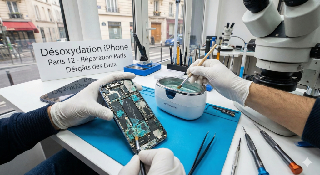 iPhone tombé dans l'eau